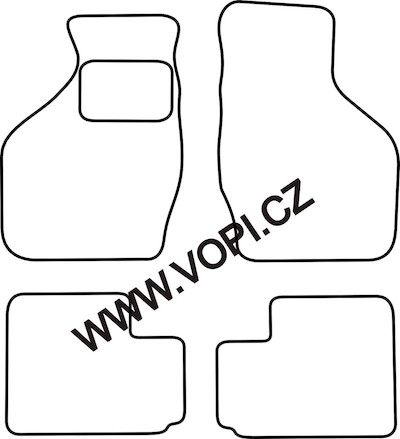 Autokoberce Suzuki Ignis 09/2003 - 2008 Royalfit (4526)